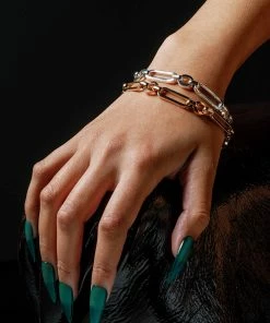 SS22 MELODY. Oval Chain Bracelet - Gold Bracelets