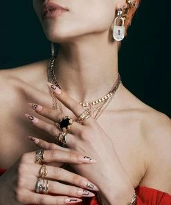 CLASSICS Rings MERCY. Eagle Claw Gold Wrap Ring