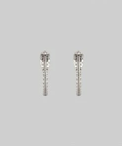 CLASSICS OPHIDIA. Mini Serpent Earrings - Silver