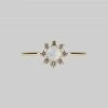 CLASSICS ELOISE. Simple Opal Cluster Gold Ring