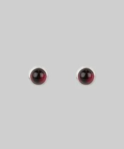 CLASSICS LUST. Garnet Earrings - 4mm