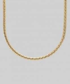 SS22 Necklaces & Chains HONEY. Simple Herringbone Layering Chain - Gold