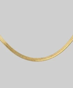 CLASSICS Necklaces & Chains The Herringbone Chain - Gold