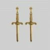 CLASSICS TRUST. Dagger Earrings - Gold