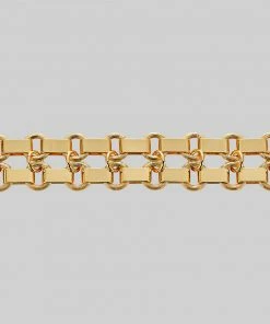 SS22 ANARCHY. Wide Chain Choker - Gold