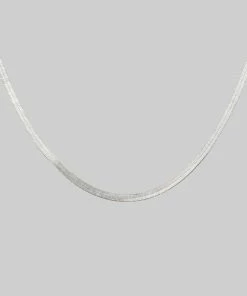CLASSICS The Herringbone Chain - Silver Necklaces & Chains