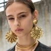CLASSICS ARIEL. Ornate Shell Statement Earrings - Gold