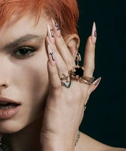 CLASSICS Rings FARRAH. Deep Chevron Ring - Silver