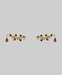 CLASSICS FORBODE. Snake & Vine Gold Stud Earrings