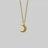 CLASSICS AYSU. Mini Moon Crescent Necklace - Gold
