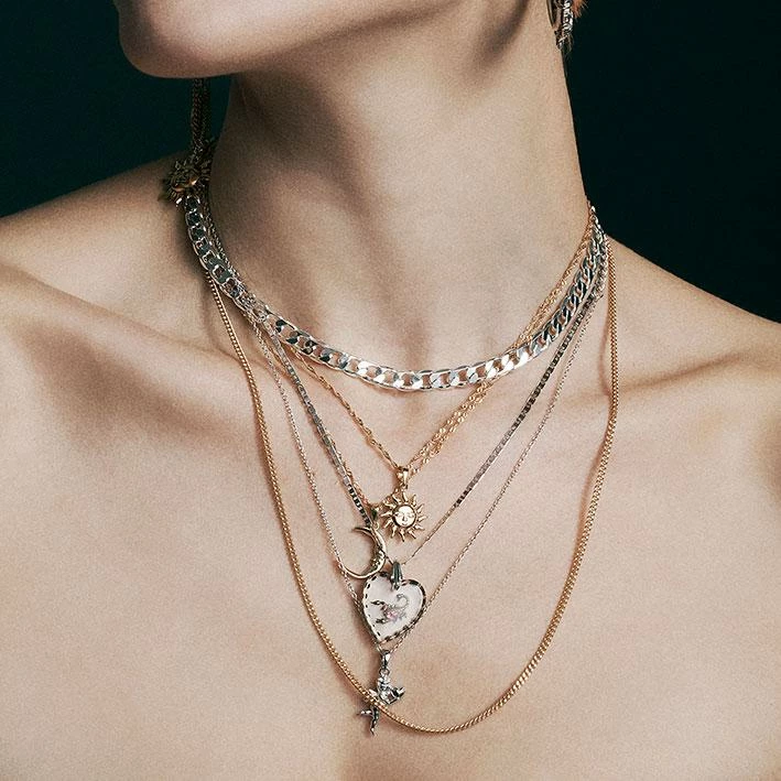 CLASSICS Necklaces & Chains ANTARES. Glass Scorpion Necklace - Gold 2 CLASSICS Necklaces & Chains ANTARES. Glass Scorpion Necklace - Gold