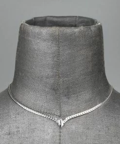 CLASSICS The Chevron Collar - Silver