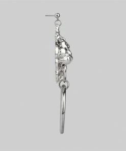 CLASSICS ANWAR. Lion Knocker Earrings - Silver