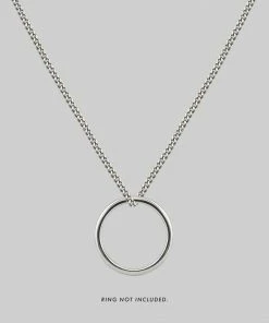 End Of Line Unisex Curb Chain - Silver Necklaces & Chains