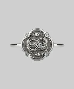 CLASSICS OUROBOROS. Infinite Snake Silver Ring Rings