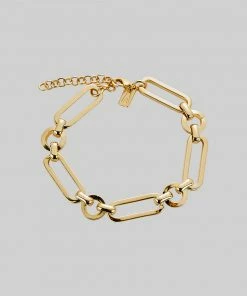 SS22 MELODY. Oval Chain Bracelet - Gold Bracelets