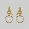 CLASSICS MERYLL. Snake Wrap Ring Earrings - Gold
