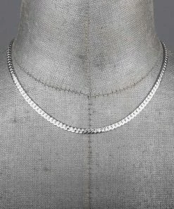 CLASSICS Necklaces & Chains Medium Snake Chain Collar - Silver