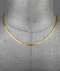 CLASSICS Medium Snake Chain Collar - Gold Necklaces & Chains
