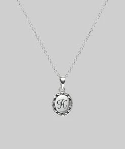 CLASSICS Necklaces & Chains DARK GARDEN. Ornate Initial Necklace (A - M)