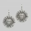 End Of Line SOL INVICTUS. Sun Goddess Earrings - Silver