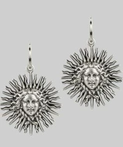 End Of Line SOL INVICTUS. Sun Goddess Earrings - Silver