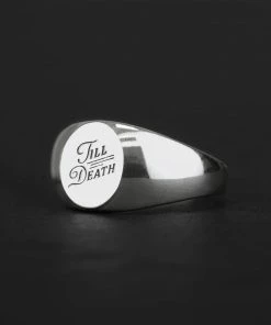 CLASSICS TILL DEATH. Promise Signet Ring Promise Rings