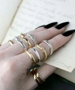 CLASSICS Rings When This You See Remember Me Posie Ring - Silver