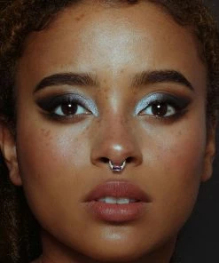 CLASSICS NYMPH. Amethyst Gold Clicker Ring - Septum 10 CLASSICS NYMPH. Amethyst Gold Clicker Ring - Septum