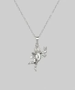 CLASSICS Necklaces & Chains Cupid & Psyche Lovers Layering Necklace - Silver