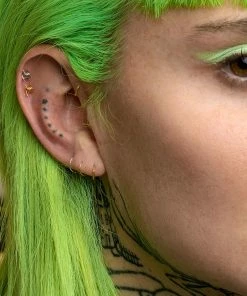 CLASSICS SURVIVAL. Symbolic Barbed Wire Stud Earring - Silver Earrings