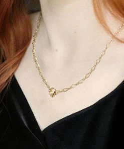 End Of Line Necklaces & Chains The Infinity Chain T-Bar Necklace - Gold 6 End Of Line Necklaces & Chains The Infinity Chain T-Bar Necklace - Gold