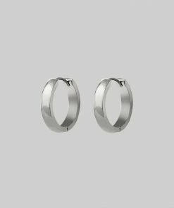 CLASSICS The Chunky Hoops - Silver Earrings