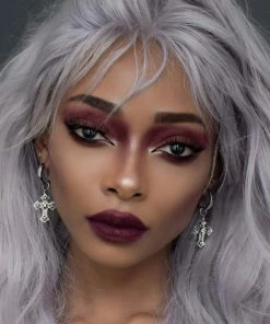 CLASSICS EVA. Cut Out Cross Earrings