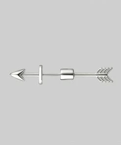 CLASSICS Earrings TOKEN. Heart & Arrow Single Earring - Silver