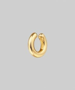End Of Line Earrings ORBIT. Chunky Conch Ear Cuff - Gold