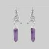 CLASSICS MERTLE. Snake Wrap Amethyst Earrings