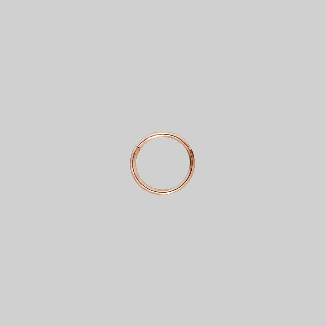 CLASSICS SANDY EXTRA MINI. Rose Gold Septum Clicker Ring 4 CLASSICS SANDY EXTRA MINI. Rose Gold Septum Clicker Ring