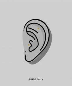 AW21 RHAPSODY. Dagger Through Rose Stud Earring - Silver