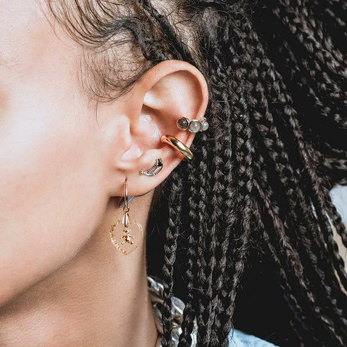 End Of Line ORBIT. Chunky Conch Ear Cuff - Silver 2 End Of Line ORBIT. Chunky Conch Ear Cuff - Silver