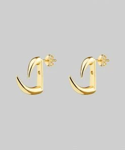 CLASSICS FAWN 2. Two Claw Talon Earrings - Gold