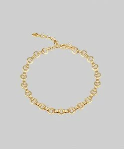 AW21 Bracelets CLEMENT. Delicate Book Link Chain Bracelet - Gold