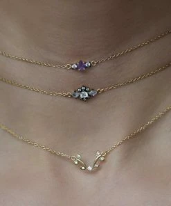 CLASSICS WHISPER. Leaf Twine Chain Choker - Silver