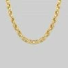 AW21 CASSIAN. Chunky Braid Chain Collar Necklace - Gold Necklaces & Chains