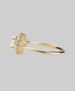 CLASSICS AURELIA. Opal Cluster Gold Ring Rings