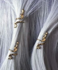 CLASSICS Hair Accessories MARTHA. Snake Hair Twists - Gold