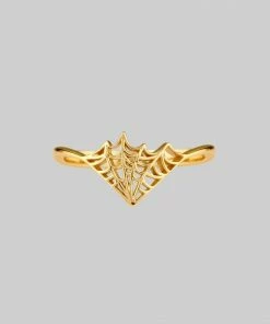 CLASSICS Rings NARCISSA. Web Ring - Gold
