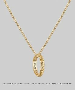 CLASSICS This Too Shall Pass Posie Ring - Gold