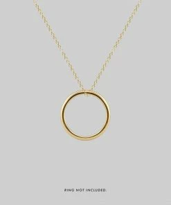End Of Line Necklaces & Chains Simple Trace Chain - Gold