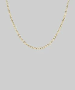 End Of Line Necklaces & Chains Simple Trace Chain - Gold